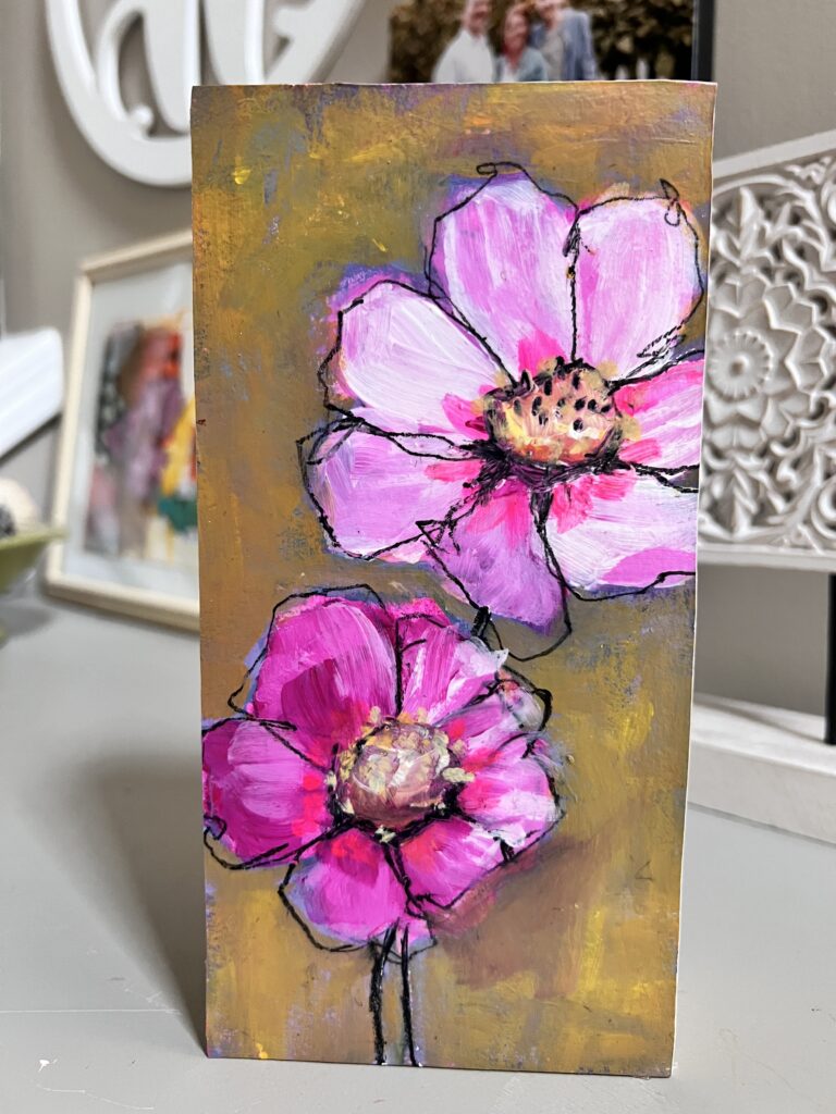 Two Pink Flowers