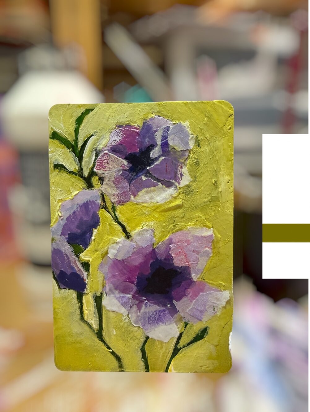 How to Create Beautiful Mixed Media Morning Glory Tags
